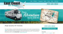 Desktop Screenshot of eastcoastrvrentals.com